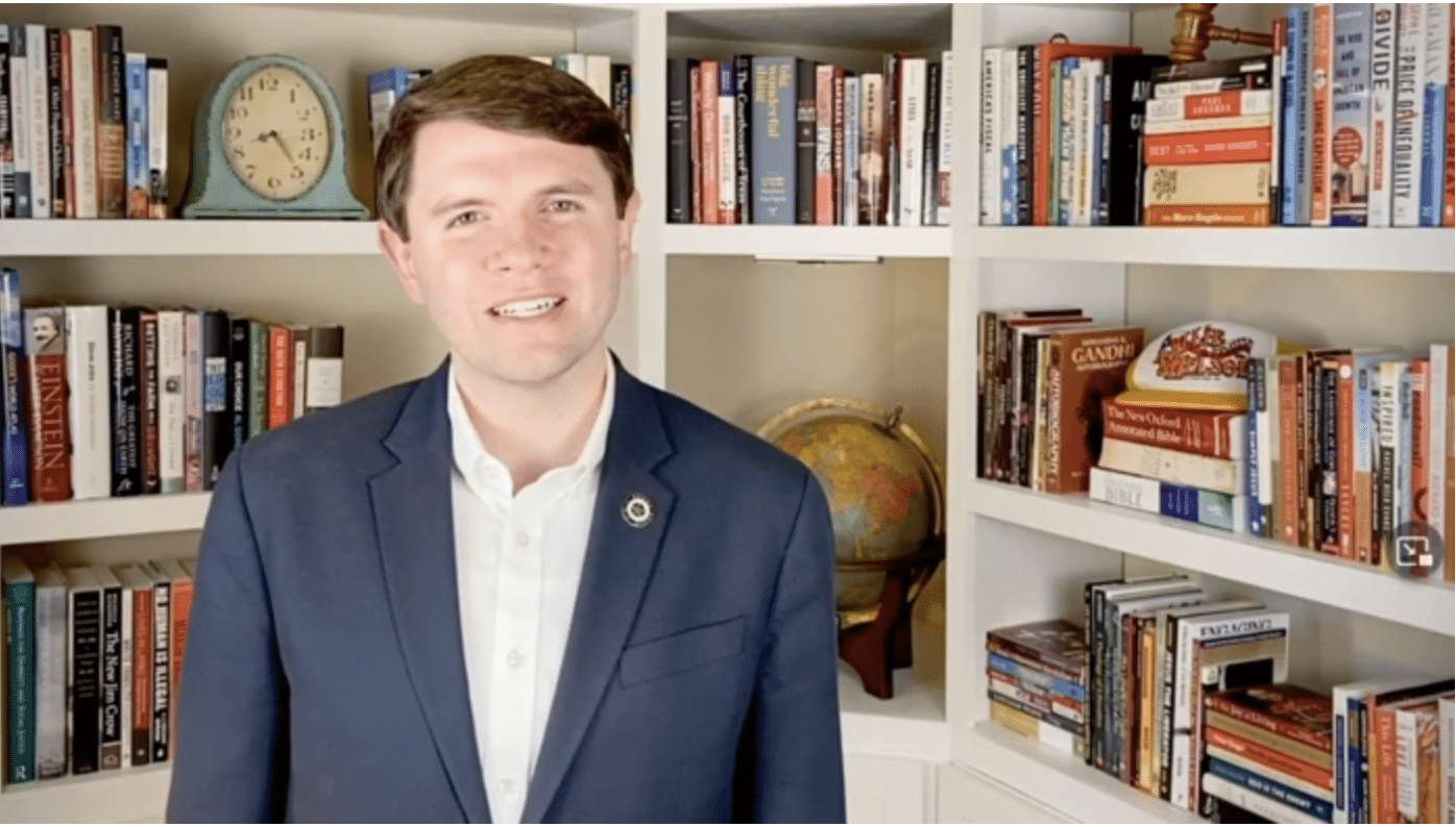 Texas congressman and seminary student opposes Bible-based school curriculum because he says it violates the U.S. Constitution.